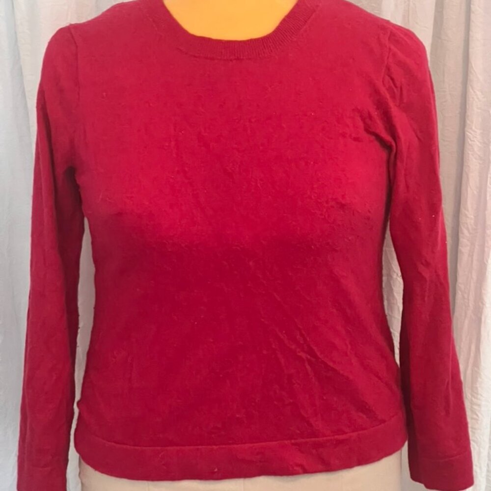 J Crew light cotton/wool sweater